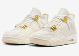 AIR JORDAN 4 RETRO "METALLIC GOLD"