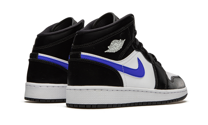 Air Jordan 1 Mid Black Racer Blue (GS)