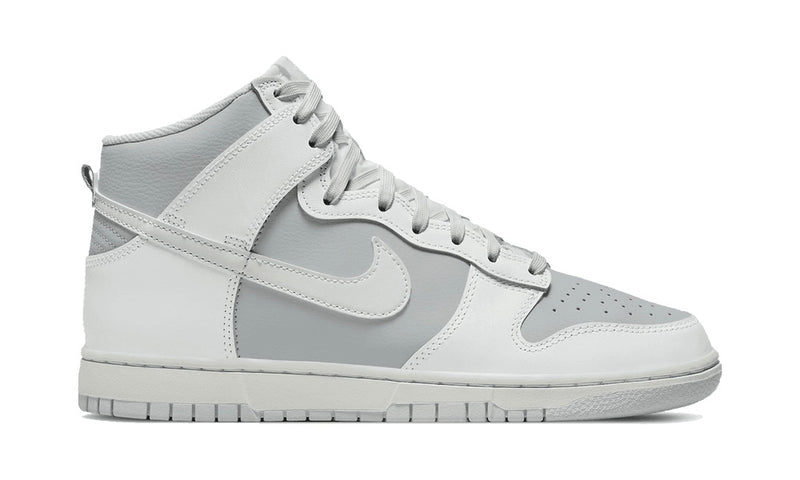 (48H Leverans) Nike Dunk High Grey White (2022)